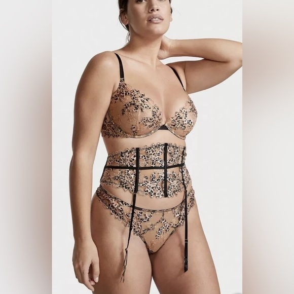 Victoria Secret Very Sexy Embroidered Waist Cincher Garter Belt XS/S NWT - Picture 1 of 5